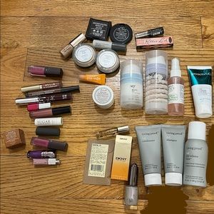 NEW 29 luxury skincare and makeup bundle. 29 pieces. Dior, sephora, lips, etc